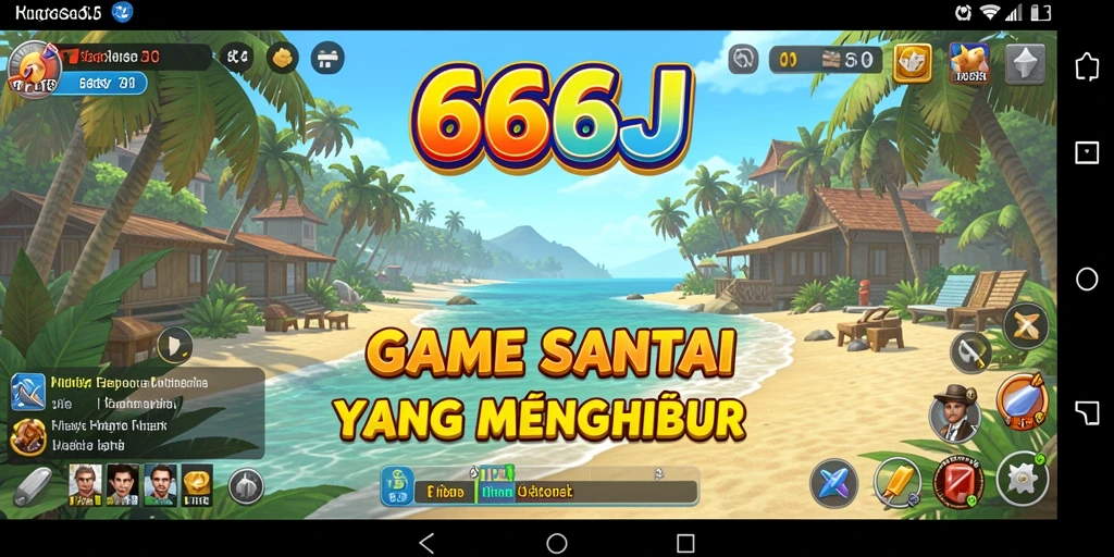 Screenshot menarik dari gameplay seru 666J.