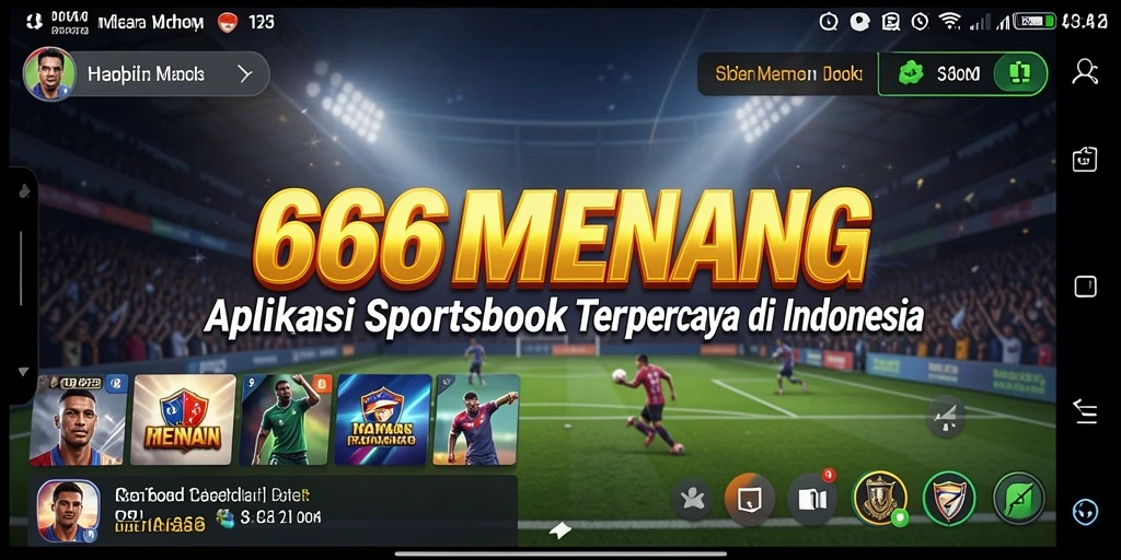 Screenshot dari gameplay sportsbook yang mendebarkan di 666MENANG.