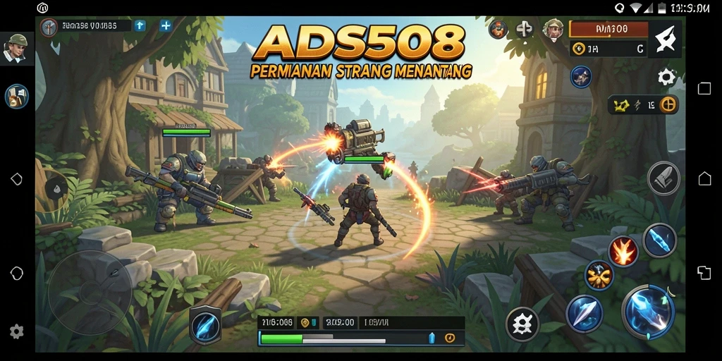 Tangkapan layar gameplay <strong>ADS508</strong> yang menampilkan strategi mendebarkan.