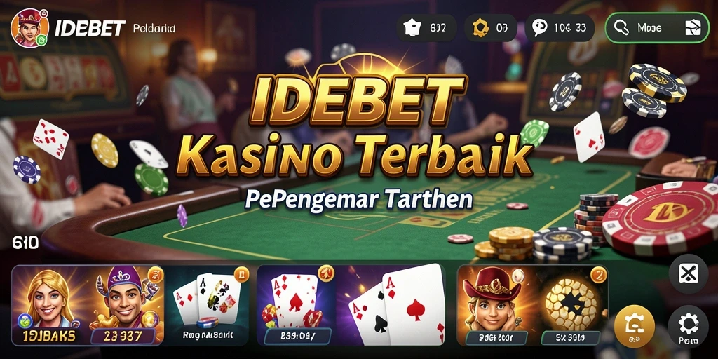 Tampilan menarik dari gameplay IDEBET di aplikasi Kasino.