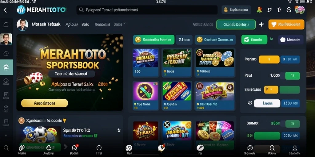 Tampilan menarik dari gameplay Sportsbook di MERAHTOTO.
