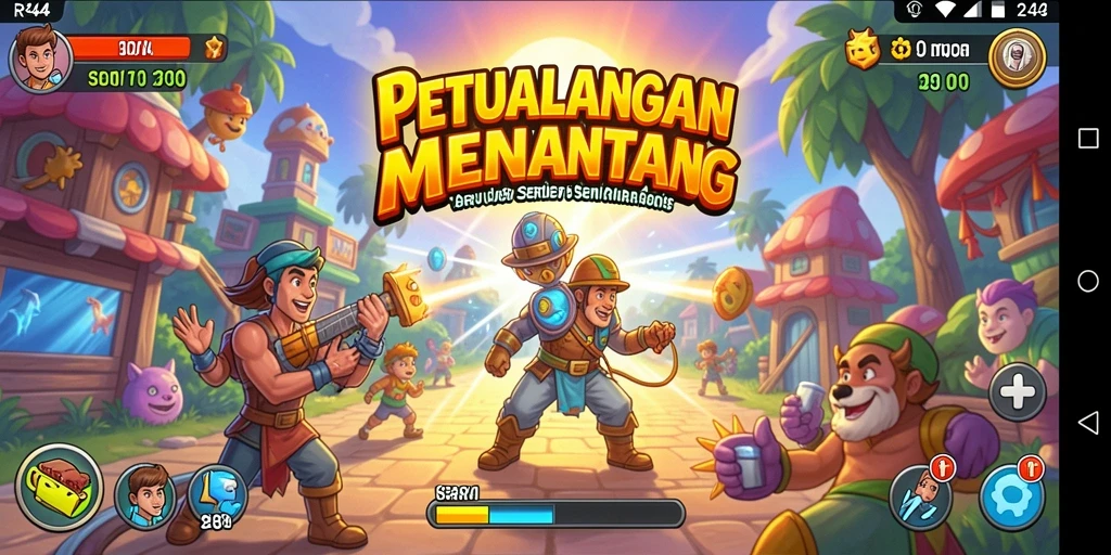 Tampilan Gameplay Seru dan Menantang di RR44